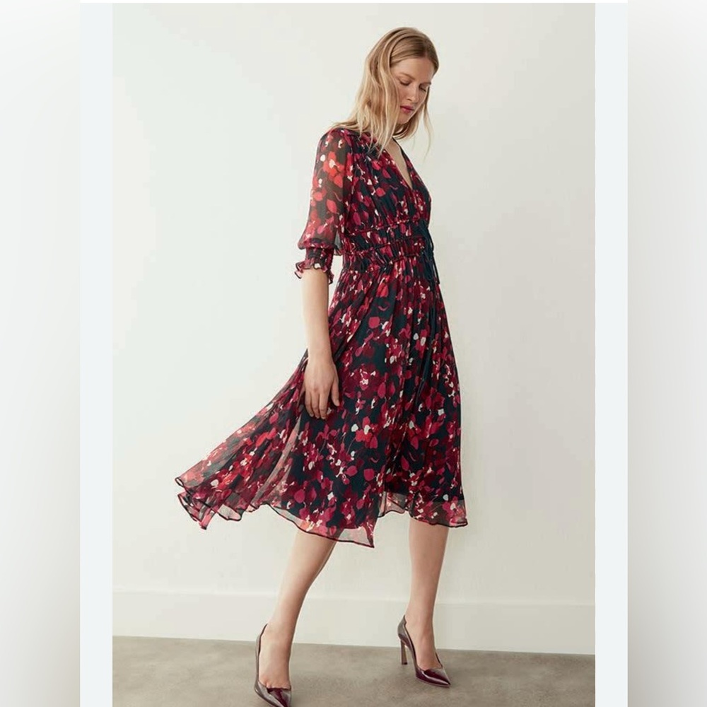 Floral Long Sleeve Dress